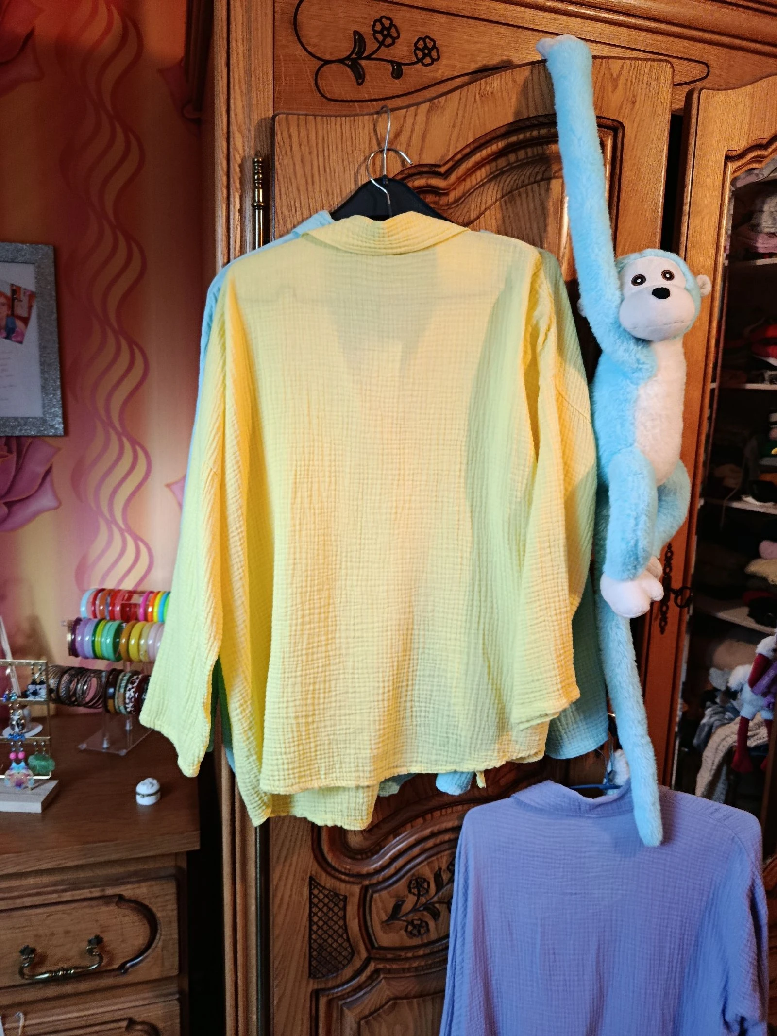 Chemise en gaz de coton  – photo 4